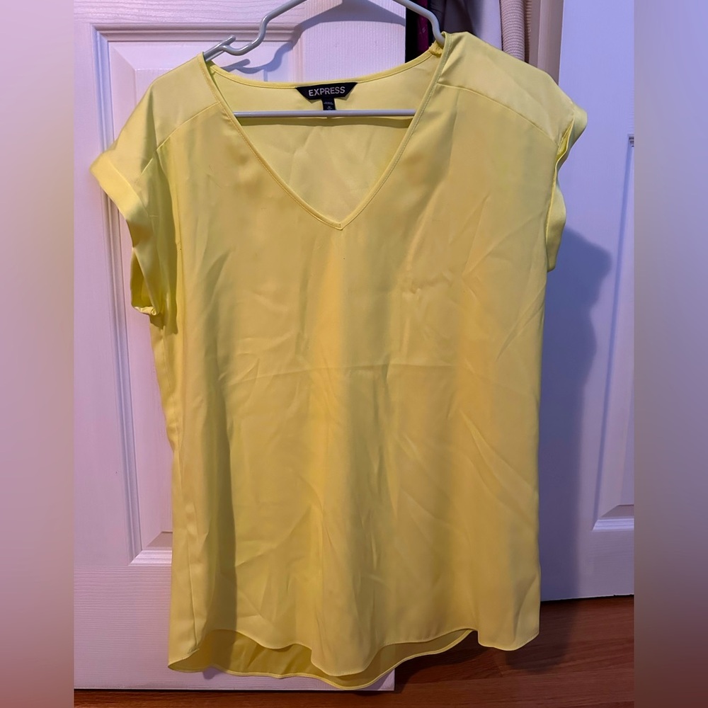 Women’s Express yellow blouse/shirt
